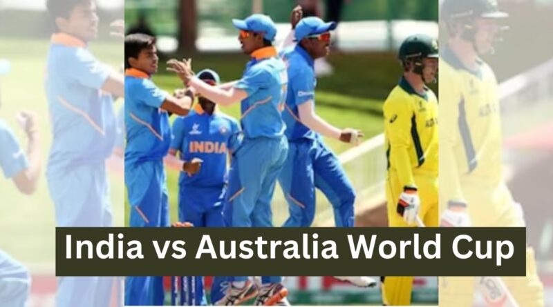 India Vs Australia World Cup U19